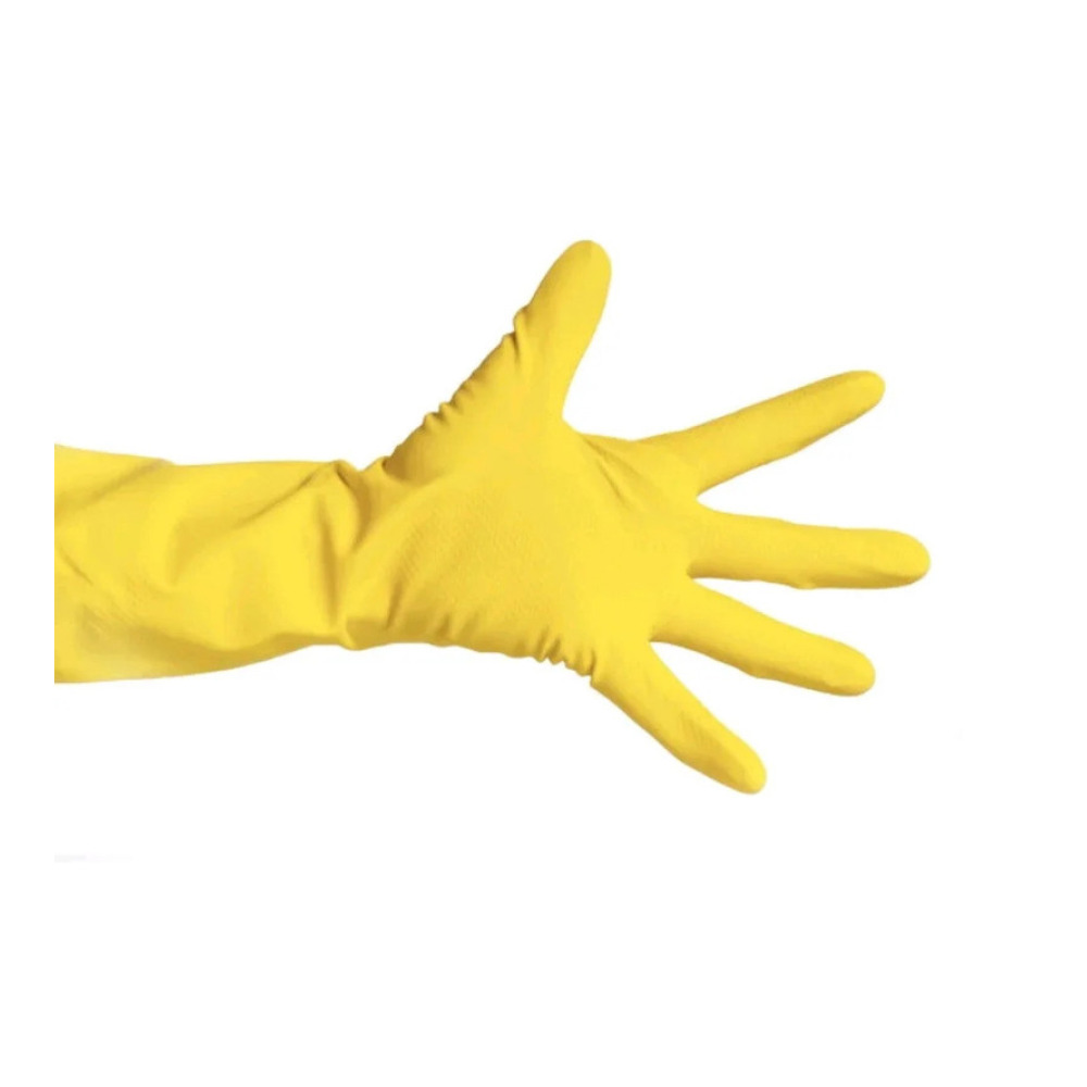 Рукавиці BONUS Natural latex glove латексні господарські S 1 шт.