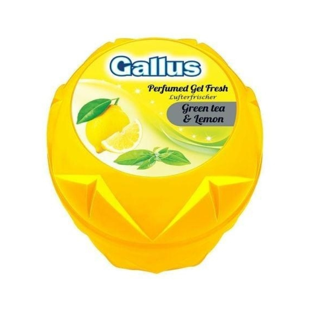 Освіжувач повітря гелевий Gallus Perfumed Fresh Green tea & Lemon 150 гр
