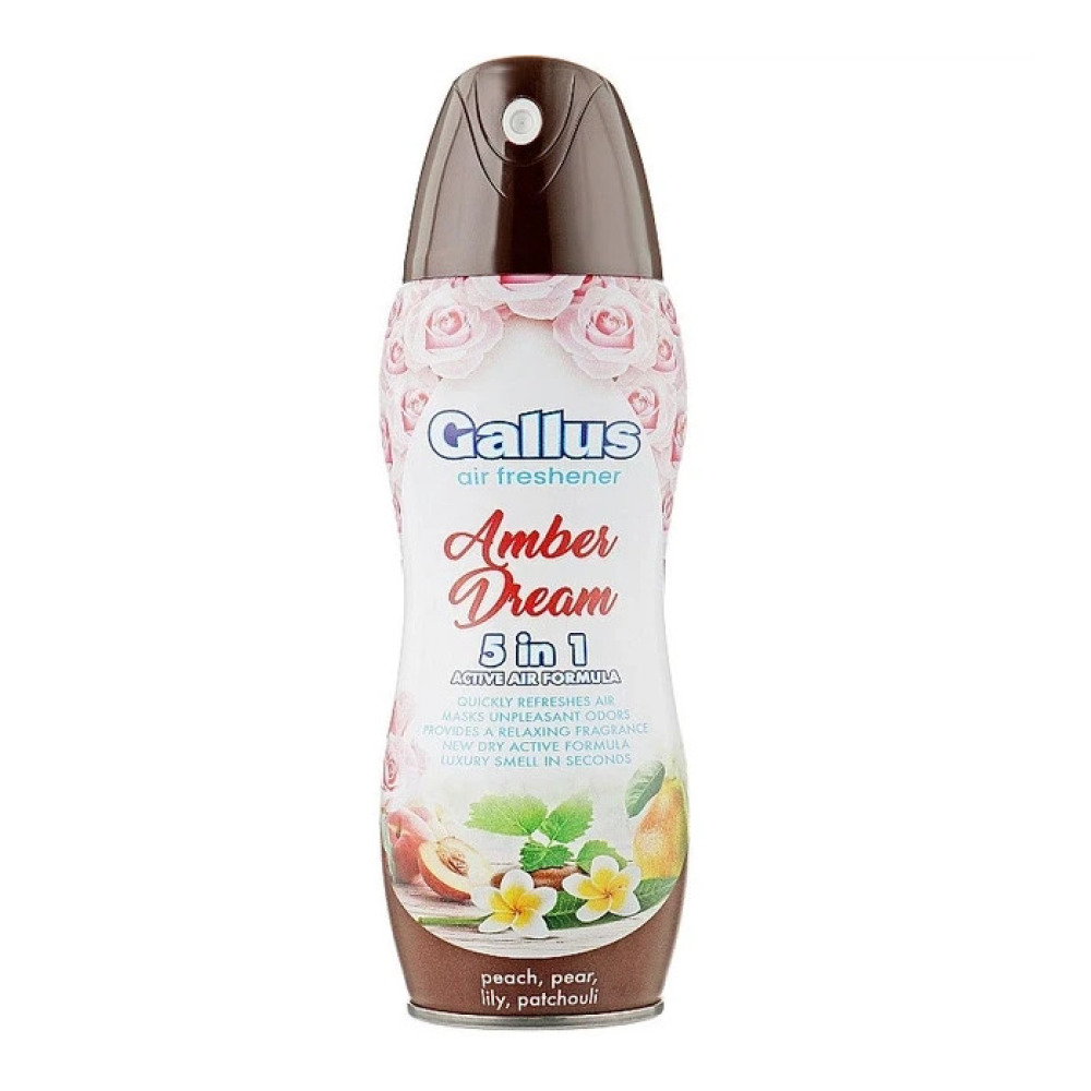 Освіжувач повітря аерозоль Gallus Amber Dream 300 ml