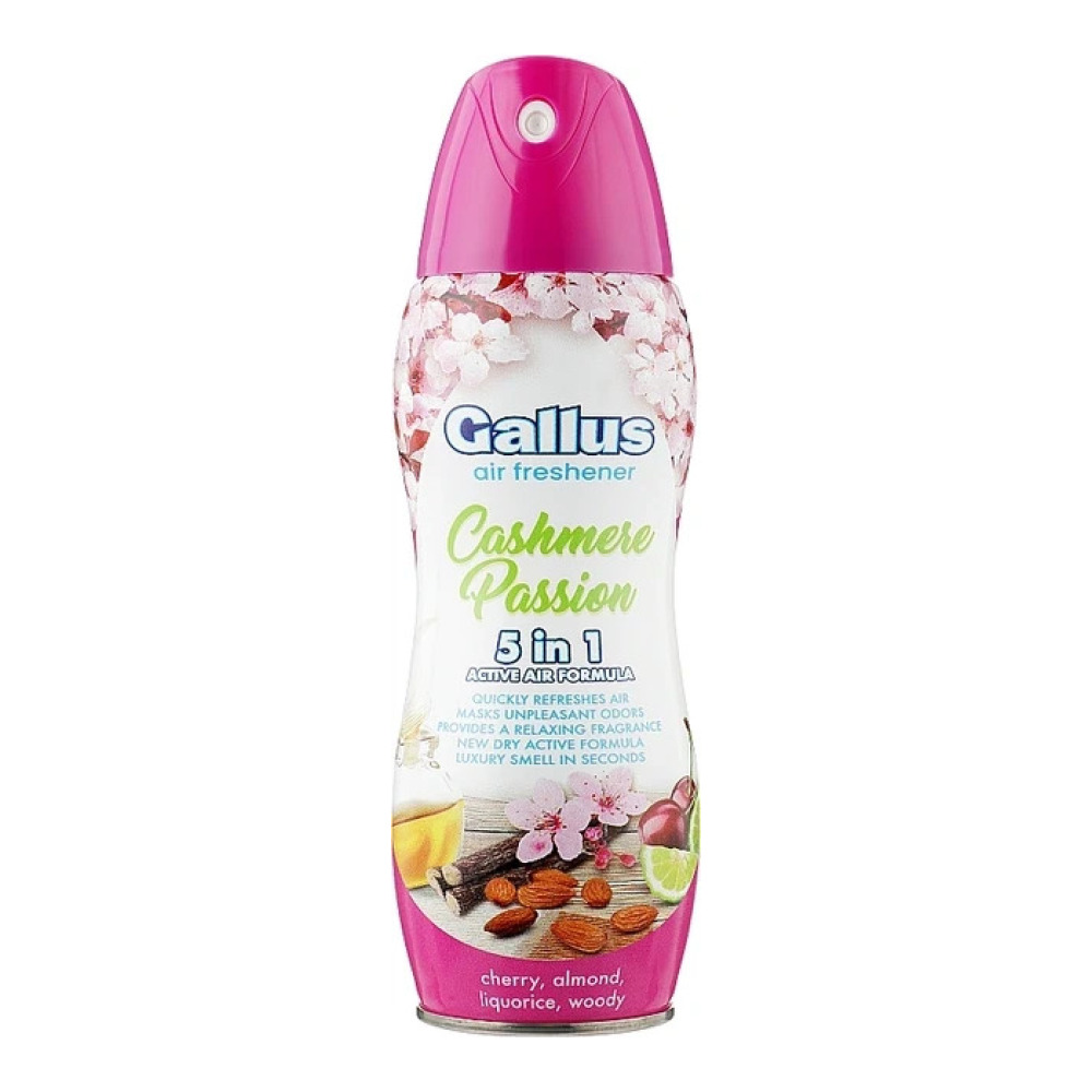 Освіжувач повітря аерозоль Gallus Cashmer Passion 300 ml