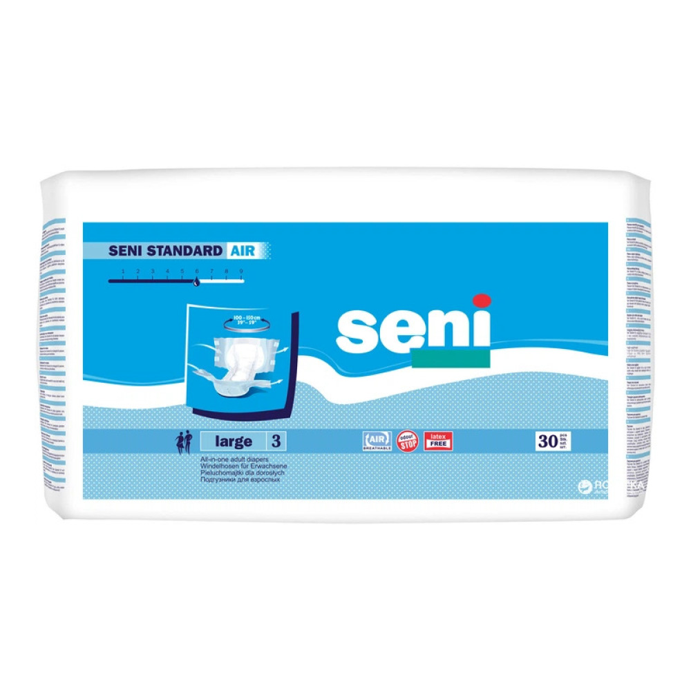 Підгузки для дорослих SENI STANDARD AIR large 30 шт.