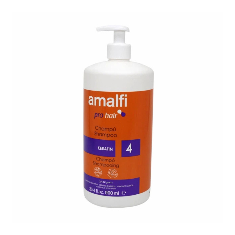 Шампунь для волосся Amalfi Keratin з дозатором 900 мл