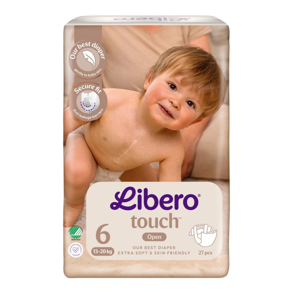Підгузки для дітей Libero Touch 6 (13-20 кг) 27 шт