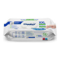 Вологі серветки Giggles для прибирання універсальні White Soap 100 шт.