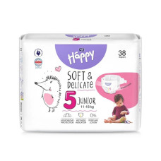 Підгузки дитячі Happy 5 Junior 11-18 кг 38 шт