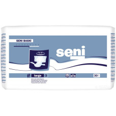 Підгузки для дорослих Seni Basic Large 100-135 см 30 шт 5.5 крап.