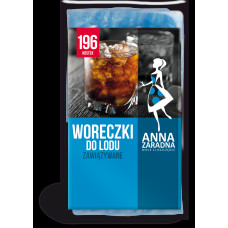 Пакеты Anna Zaradna для льда с завязками 196 шаров