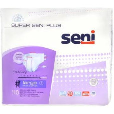 Підгузки для дорослих Super Seni Plus Large 100-150 см 10 шт 7 крап.
