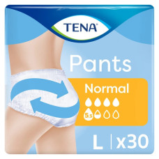 Підгузники-труси для дорослих Tena Pants Large 30 шт 100-135см 5 крапель