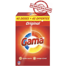 Стиральный порошок Gama Original 5850 гр 90 пр.