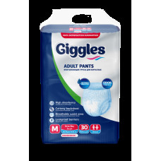 Підгузки трусики для дорослих Giggles Medium 70-120 см 30 шт 9 крапель