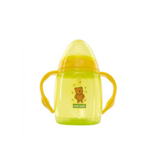 Поїльник Baby team з трубочкою та ручками 250 мл від 9 місяців