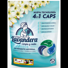 Капсули для прання LAVANDERA польові квіти 46 шт