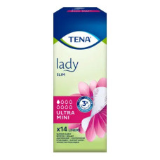 Прокладки урологічні для жінок Tena Lady Slim Ultra Mini 14 шт. 1 крап.
