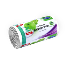 Пакети Стелла для сміття HDPE 20 л 50 шт білі