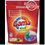 Капсулы для стирки Gama 4в1 для всех типов тканей 60 шт