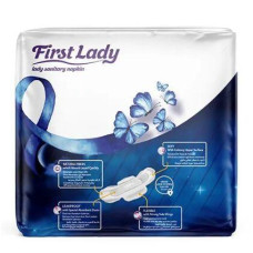 Гігієнічні прокладки First Lady Ultra Night 3 з крильцями 5 крапель 7 шт прокладки для критичних днів