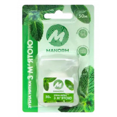 Зубная нитка із нейлону Manorm 50м