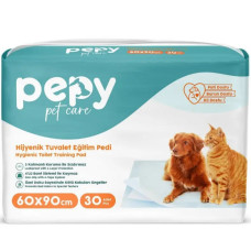 Пелюшки поглинаючі для тварин Pepy 60х90 см 30 шт