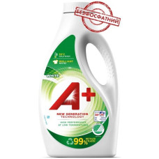 Гель для прання A+ White для білої білизни 1520 мл 38 пр