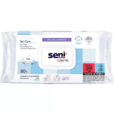 Влажные салфетки для ухода за телом SENI CARE 30 х 20 см 80 шт
