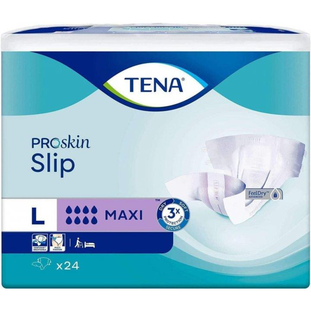 Підгузники для дорослих Tena  Slip Maxi Large 24 шт 92-144 см 8 крап.