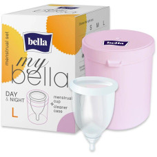 Менструальна чаша my Bella та контейнер для зберігання та чищення Large 1 шт