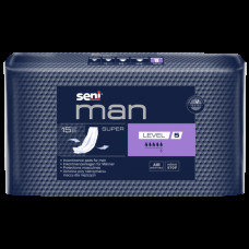 Прокладки урологічні для чоловіків SeniI Man Super Level 5 15 шт