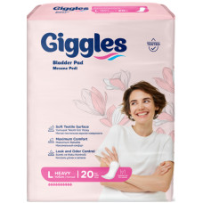 Прокладки урологічні жіночі Giggles Bladder Pad L 20 шт 10 крап.