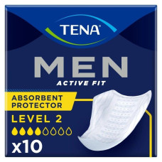 Прокладки урологічні для чоловіків Tena Man Active Fit Level 2 10 шт. 4 крап.
