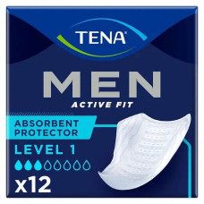 Прокладки урологічні для чоловіків Tena Man Active Fit Level 1 12 шт. 3 крап.