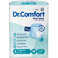 Підгузники труси для дорослих  Dr Comfort Large 100-150 см 10 шт