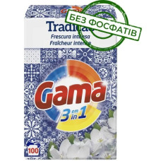 Стиральный порошок Gama Tradicao 3 в 1 интенсивная свежесть 5500 гр 100 пр.