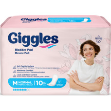 Прокладки урологічні жіночі Giggles Bladder Pad M Normal 10 шт 8 крап.