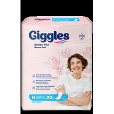 Прокладки урологічні жіночі Giggles Bladder Pad M Normal 20 шт 8 крап.