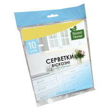 Салфетки вискозные Sweet Home 10 шт Вискозные салфетки для уборки Многоразовые салфетки для уборки