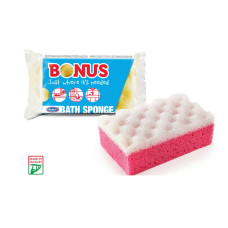 Мочалка Bonus Massage bath sponge 1 шт Банна масажна мочалка Мочалка для душу