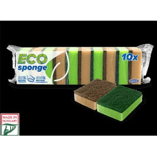 Губка для миття посуду Bonus Sponge scourer 10 шт Універсальні губки для миття посуду