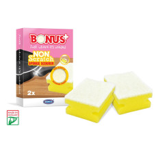 Губка для миття посуду Bonus Non-scratch easy sponge scourer 2 шт Губка-спонж для миття посуду