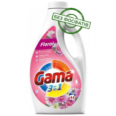 Гель для стирки Gama с цветочным ароматом 1980 мл 44пр