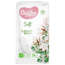 Гігієнічні прокладки Giggles Lady Ultra Normal 1 Soft 24 шт з крил. 4 крап